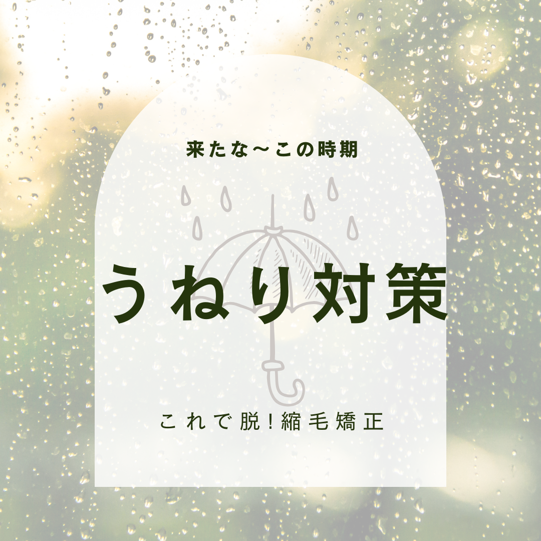 湿気に強い髪にするには？